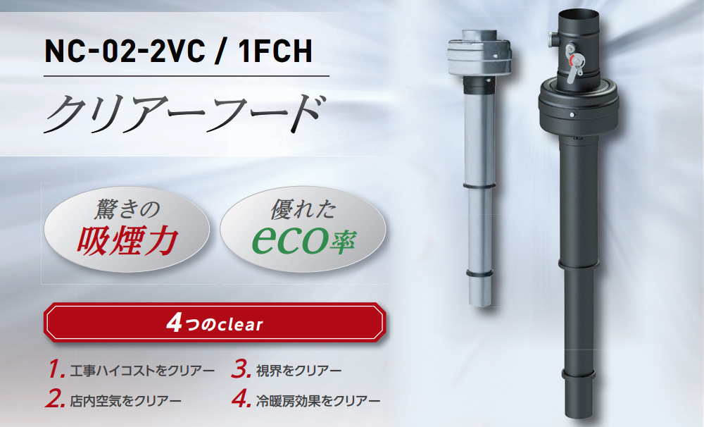 クリアーフード NC-02-2VC/1FCH