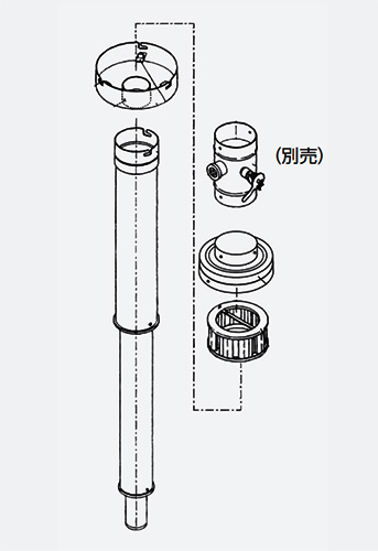 NC-02-2VC / 1FCH、クリアーフード、構造図