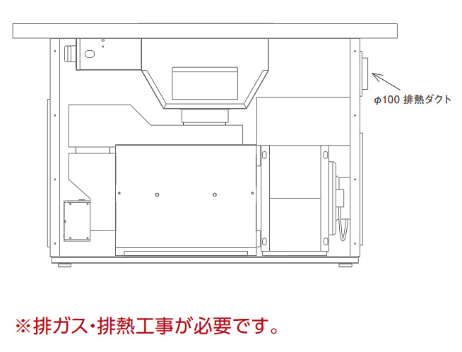 煌 排熱参考図